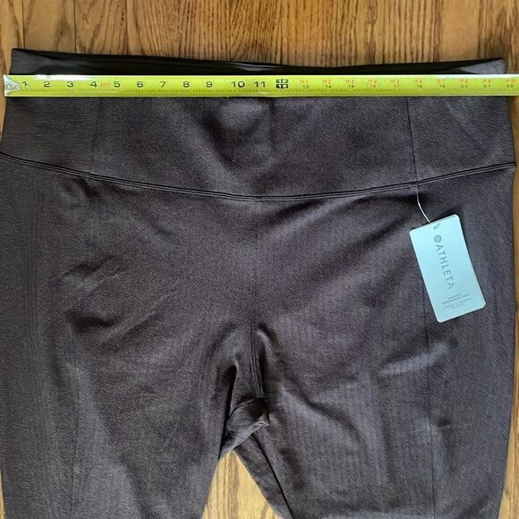 Athleta Delaney Brown Herringbone Tight Leggings Sz 3X NWT - Picture 5 of 16